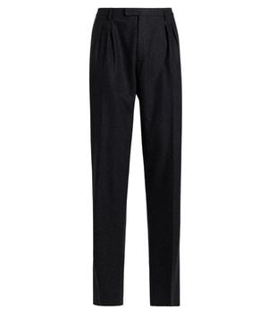 Boglioli Charcoal Pants Wool - Black
