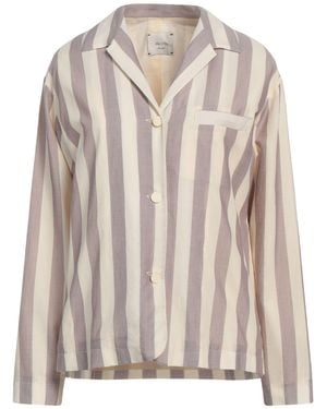 Alysi Cream Blazer Cotton - Multicolor