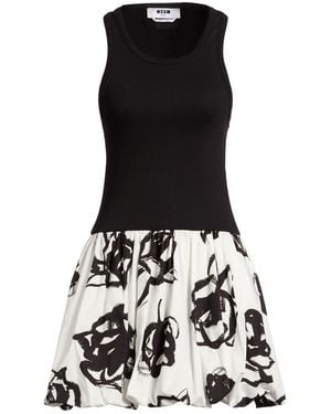 MSGM Vestito Corto - Nero