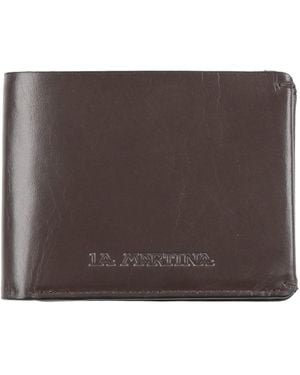 La Martina Wallet Calfskin - Brown