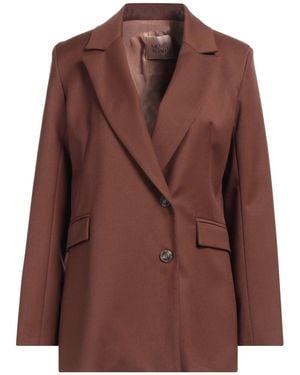 MÊME ROAD Blazer Polyester, Viscose, Elastane - Brown