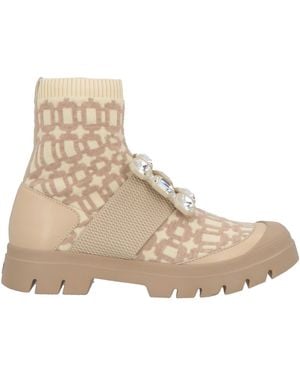 Roger Vivier Ankle Boots - Natural
