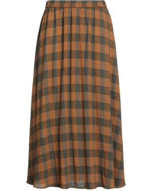 Des Petits Hauts Midi Skirt - Brown