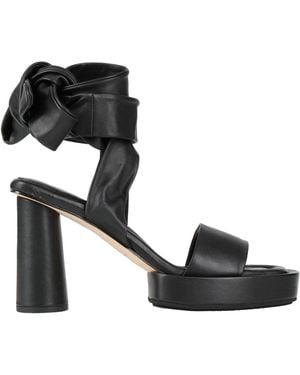 Paloma Barceló Gia Sandals Leather - Black