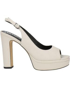 Luciano Barachini Sandals Leather - White