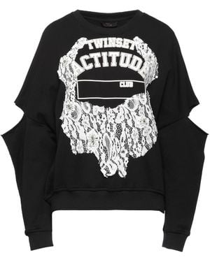Twinset Sudadera - Negro