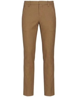 Dondup Camel Pants Cotton, Elastane - Natural