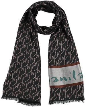 Manila Grace Scarf Viscose, Acetate - Black