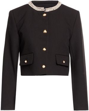 Sandro Jacket Polyester, Elastane - Black