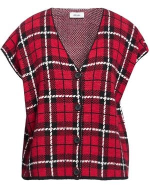 Dixie Cardigan Acrylic, Viscose, Wool, Alpaca Wool - Red
