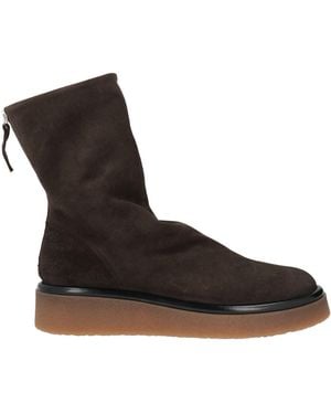 Halmanera Charcoal Ankle Boots Leather - Brown