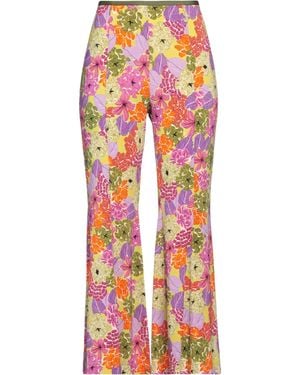 Siyu Pants Viscose, Elastane - Red