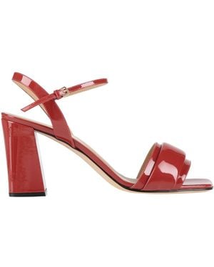 Sergio Rossi Sandals Leather - Red