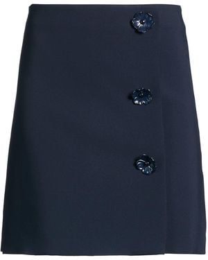 Compagnia Italiana Midnight Mini Skirt Polyester, Elastane - Blue