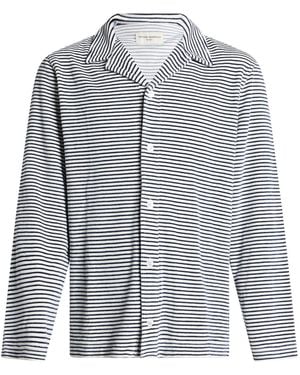 Officine Generale Shirt Cotton, Polyester - Blue