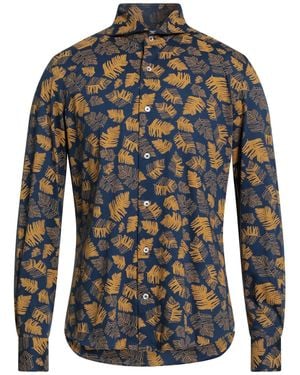 Giannetto Portofino Marigold Shirt Cotton - Blue