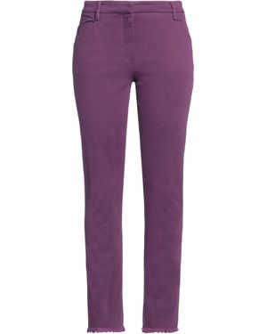 True Royal Pants Cotton, Elastane - Purple