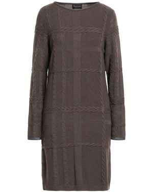 Barbour Winter Tartan Mini Dress Wool, Viscose, Polyamide, Cashmere, Polyester - Brown