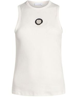 Rabanne Tank Top Organic Cotton, Elastane - White