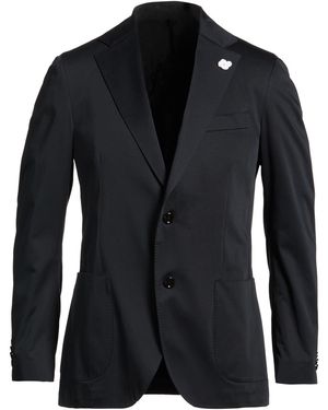 Lardini Blazer Cotton, Elastane - Black