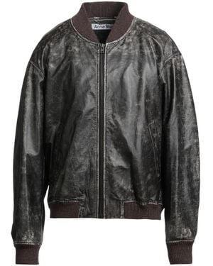 Acne Studios Jacket Calfskin - Black