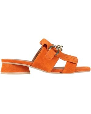 Carmens Sandals Leather - Orange