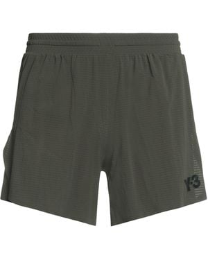 Y-3 Shorts & Bermuda Shorts Polyamide, Elastane - Gray