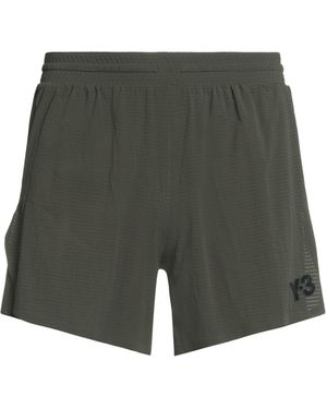 Y-3 Shorts & Bermuda Shorts Polyamide, Elastane - Grey