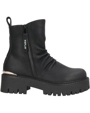 Replay Ankle Boots Synthetic Material - Black