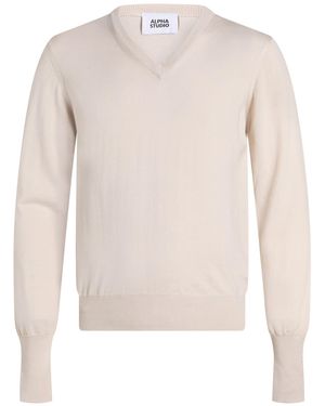 Alpha Studio Pullover - Weiß