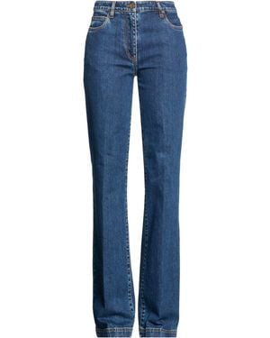 Etro Trousers Cotton, Elastane - Blue