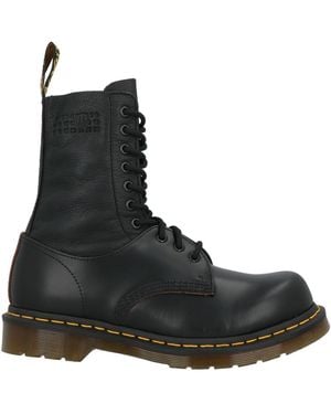 Mm6 Maison Margiela X Dr.martens Botines De Caña Alta - Negro