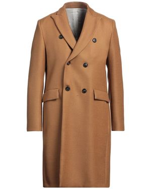 Grifoni Camel Coat Virgin Wool - Brown
