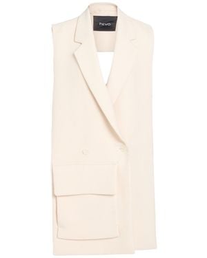 Hevò Cape Polyester, Viscose, Elastane - Natural