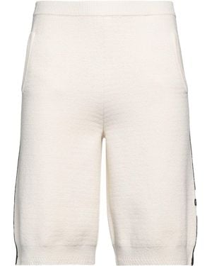 Gcds Shorts & Bermuda Shorts Cotton, Viscose, Polyamide, Elastane - White