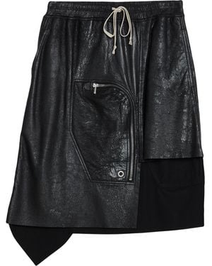 Rick Owens Jupe Midi - Noir