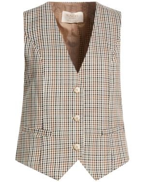 Kaos Tailored Vest Polyester, Viscose, Elastane - White