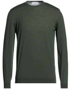 FILIPPO DE LAURENTIIS Sweater Super 180S Wool - Green