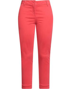 White Wise Pants - Red