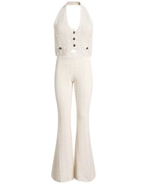 The Mannei Co-Ord Cotton, Viscose - White