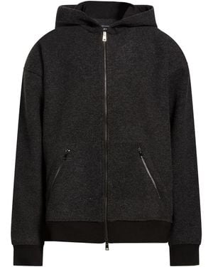 Daniele Alessandrini Charcoal Jacket Polyester, Polyamide - Black