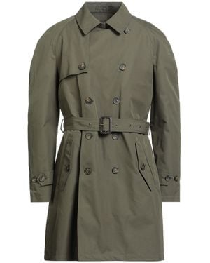 L'IMPERMEABILE Military Overcoat & Trench Coat Virgin Wool - Green