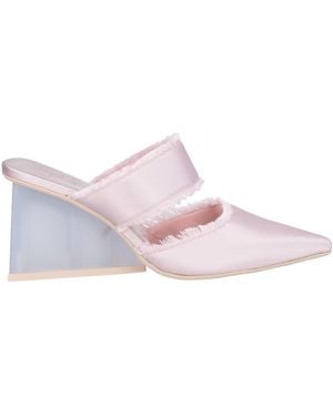 Ras Mules & Clogs Textile Fibers - Pink