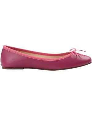 BALLERETTE Colonna Fuchsia Ballet Flats Soft Leather - Pink