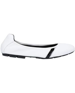 Hogan Ballet Flats - White