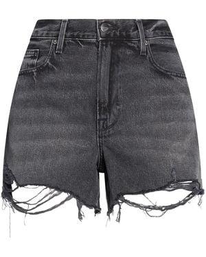 FRAME Denim Shorts Cotton, Re-Used Cotton - Gray
