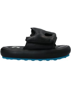 Off-White c/o Virgil Abloh Meteor Rubber Slide In Black for Off-White c/o Virgil Abloh Meteor Rubber Slide In Black for
