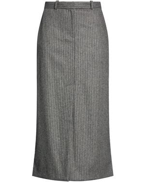 Ba&sh Midi Skirt Wool, Polyester, Viscose - Gray
