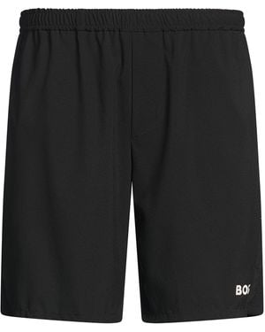 BOSS Shorts & Bermuda Shorts Polyester - Black