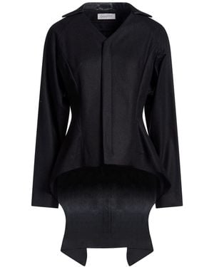 Yohji Yamamoto Jacket Wool, Nylon, Lambskin - Blue